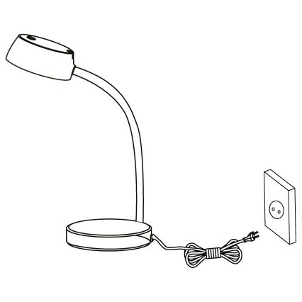 Eglo - LED Asztali lámpa LED/4,5W/230V