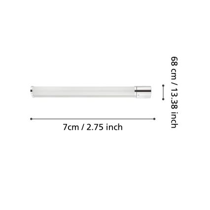 Eglo - LED fürdőszobai tükörvilágítás LED/15W/230V IP44