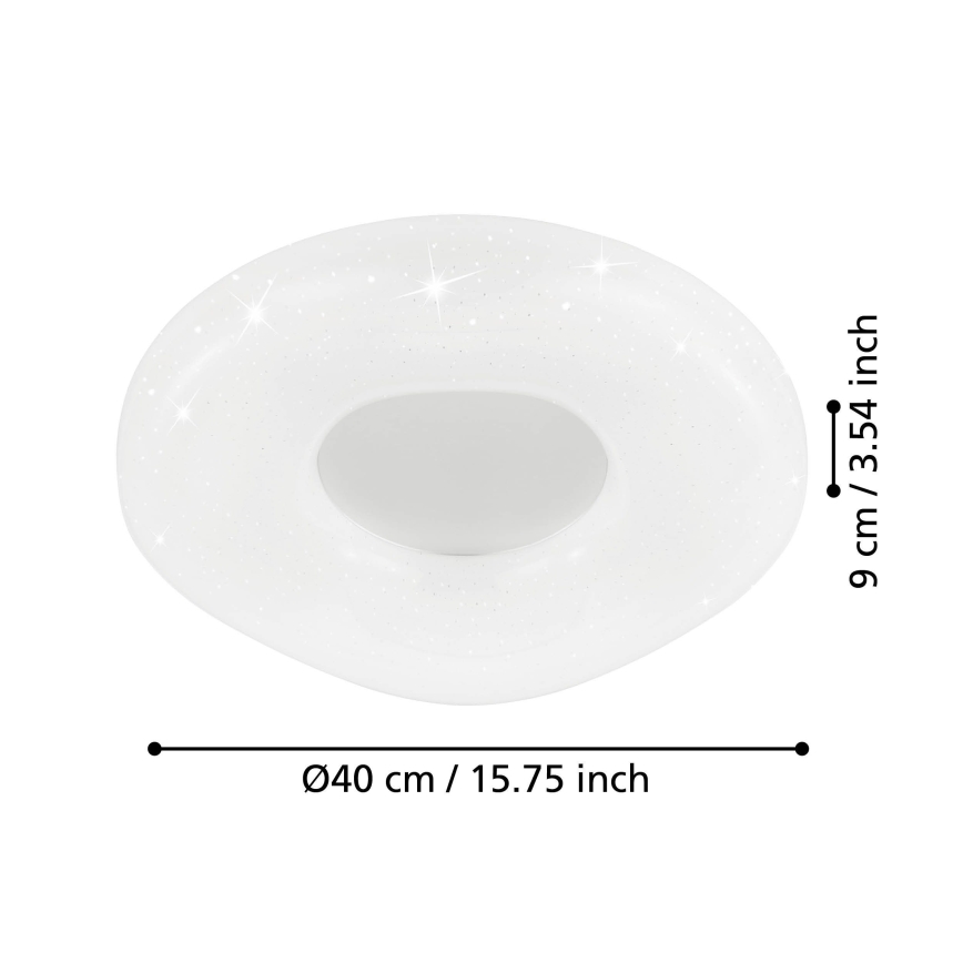 Eglo - LED dimmelhető mennyezeti lámpa LED/18W/230V + távirányító