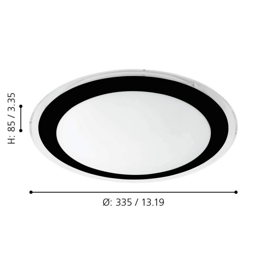 Eglo - LED Mennyezeti lámpa LED/18W/230V