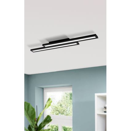 Eglo - LED RGB dimmelhető mennyezeti lámpa SALITERAS-C 2xLED/10W/230V