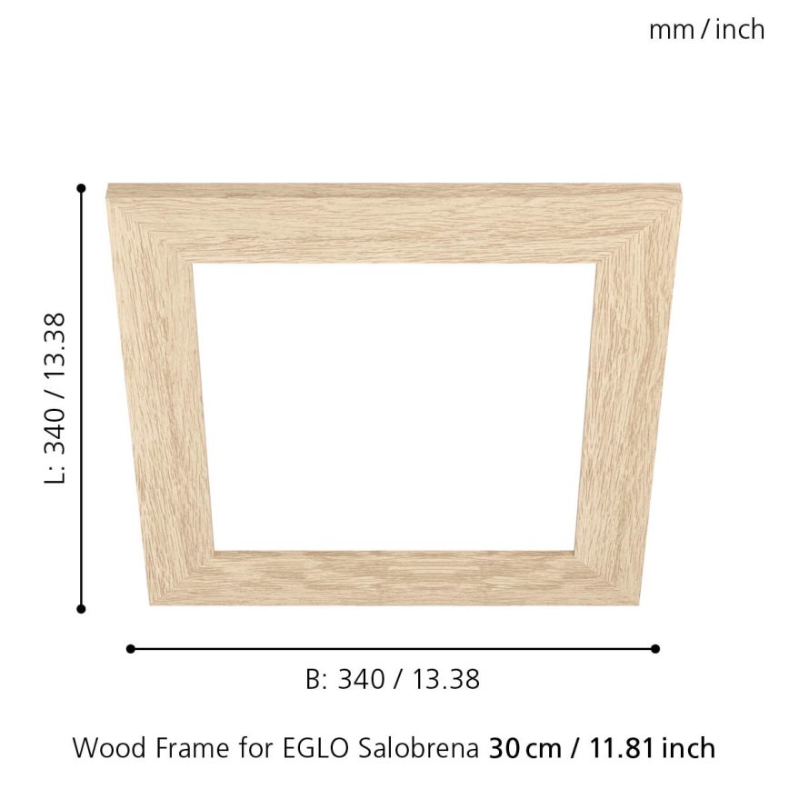 Eglo 99421 - Keret SALOBRENA mennyezeti lámpához 300x300 mm