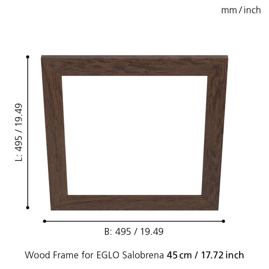 Eglo - Lámpatest keret SALOBRENA 450x450 mm