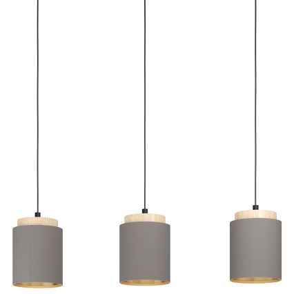 Eglo - Csillár zsinóron 3xE27/40W/230V