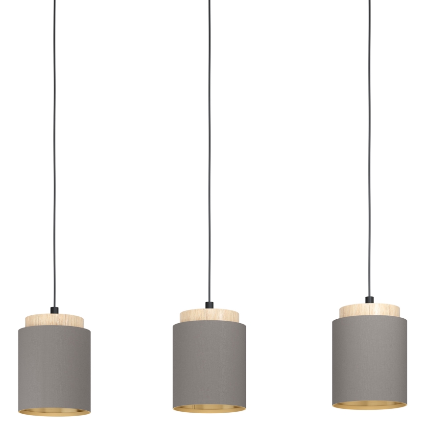 Eglo - Csillár zsinóron 3xE27/40W/230V