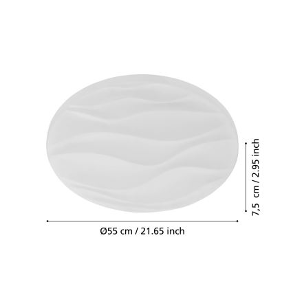 Eglo - LED Mennyezeti lámpa LED/36W/230V