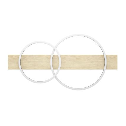 Eglo - LED Mennyezeti lámpa LED/12W/230V + LED/12W