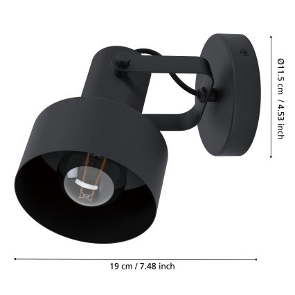 Eglo - Spotlámpa 1xE27/28W/230V