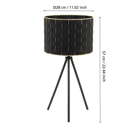 Eglo - Asztali lámpa 1xE27/40W/230V
