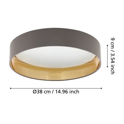 Eglo - LED Mennyezeti lámpa LED/24W/230V