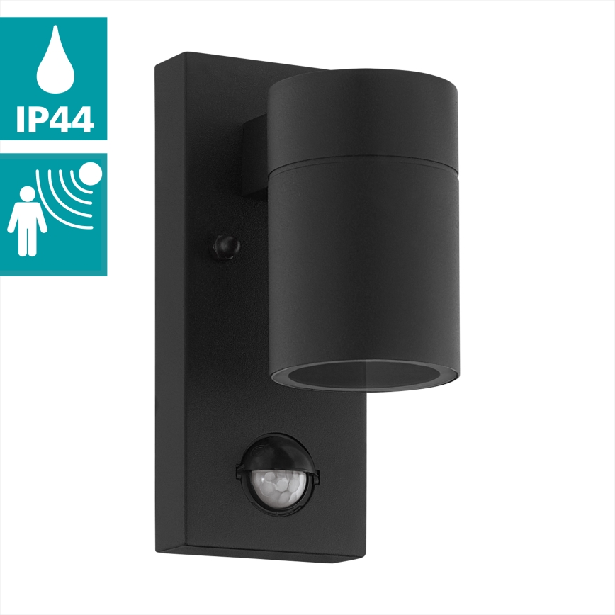 Eglo - LED Kültéri fali lámpa érzékelővel 1xGU10/3W/230V IP44