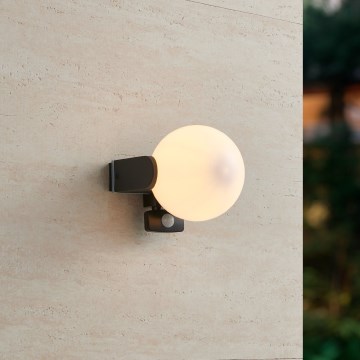 Eglo 99573 - Kültéri fali lámpa érzékelővel RUBIO 1xE27/15W/230V IP44