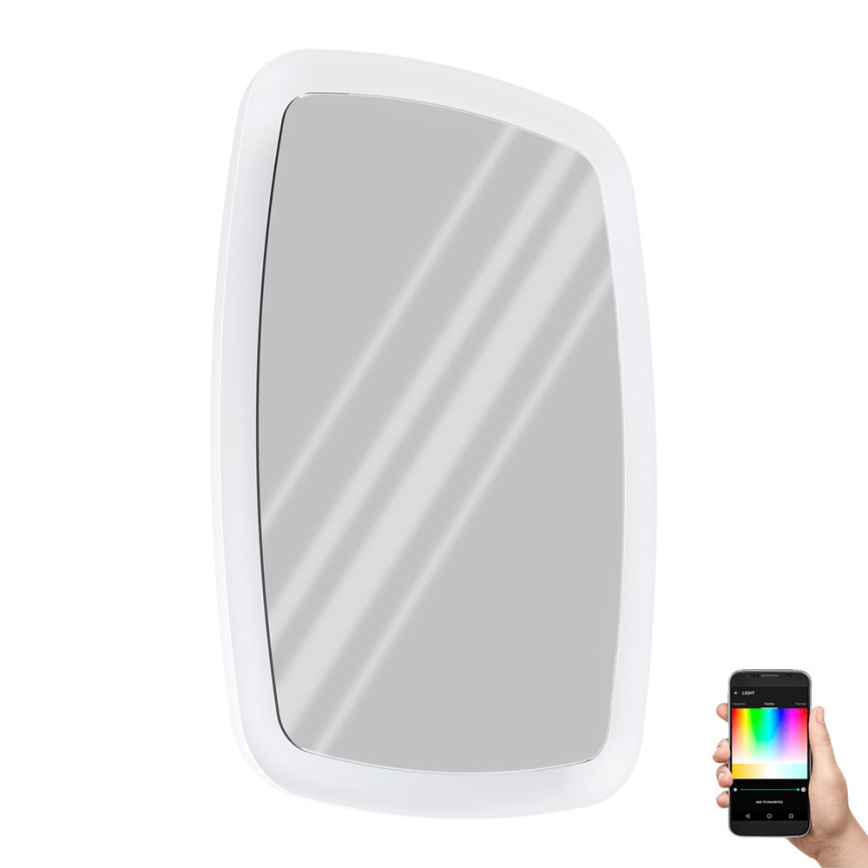 Eglo 99588 - LED RGBW dimmelhető fürdőszobai tükör beépített háttérvilágítással 20W/230V IP44