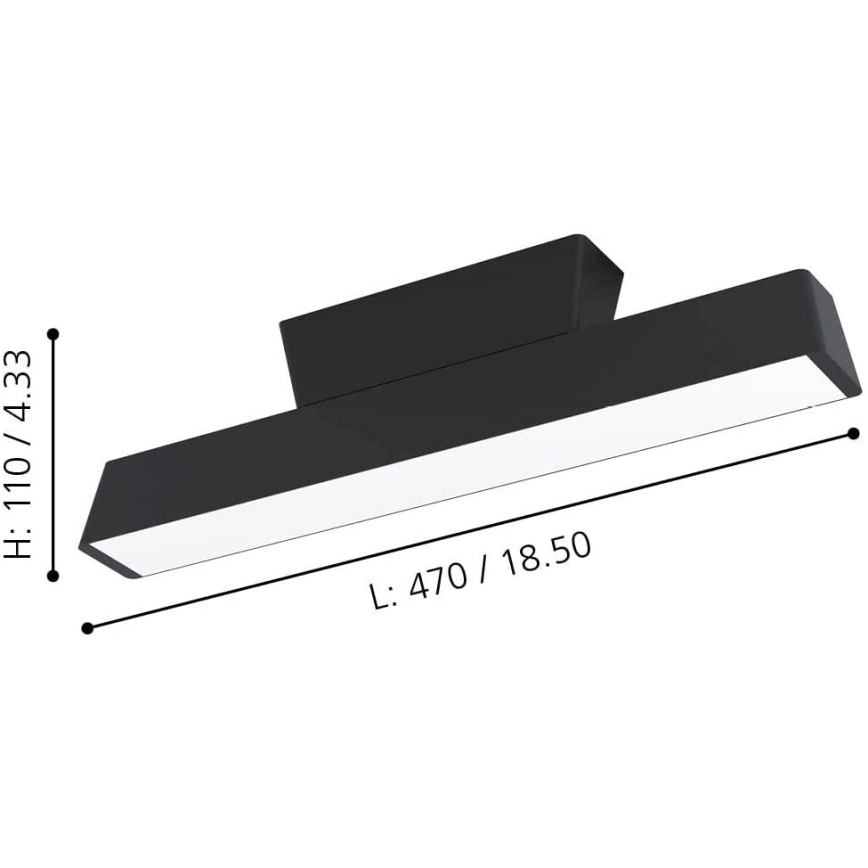 Eglo - LED RGBW Dimmelhető mennyezeti lámpa LED/16W/230V ZigBee