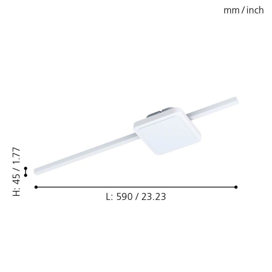 Eglo 99607 - LED mennyezeti lámpa SARGINTO LED/6,3W/230V + LED/5,4W