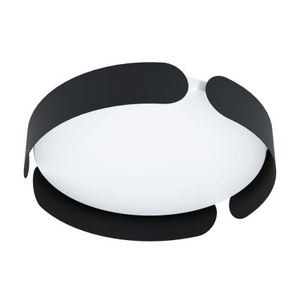 Eglo - LED mennyezeti lámpatest LED/20W/230V átm. 37 cm fekete