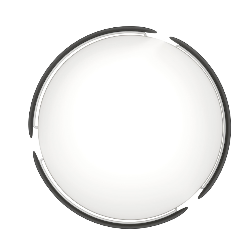 Eglo - LED mennyezeti lámpatest LED/20W/230V átm. 37 cm fekete