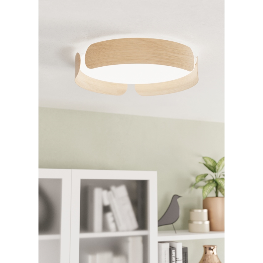 Eglo - LED mennyezeti lámpa LED/20W/230V, átm. 37 cm, bézs