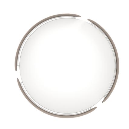 Eglo - LED mennyezeti lámpa LED/20W/230V, átmérő 37 cm, barna