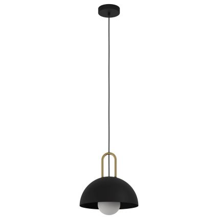 Eglo - Csillár zsinóron 1xE27/40W/230V fekete
