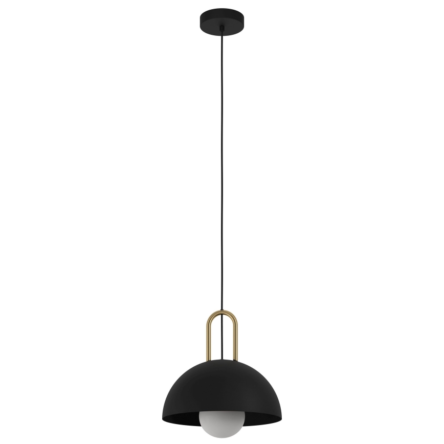 Eglo - Csillár zsinóron 1xE27/40W/230V fekete