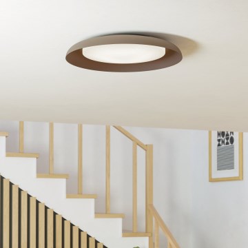 Eglo 99704 - LED mennyezeti lámpa PENJAMO LED/17,1W/230V barna