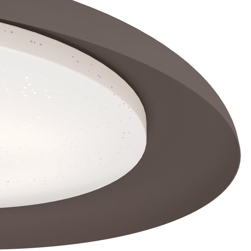 Eglo 99704 - LED mennyezeti lámpa PENJAMO LED/17,1W/230V barna