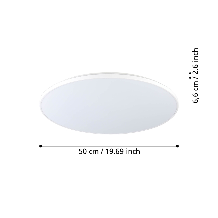 Eglo - LED Mennyezeti lámpa LED/29W/230V átm. 50 cm