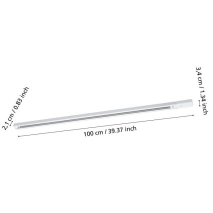 Eglo - TB sínrendszer 1 m fehér