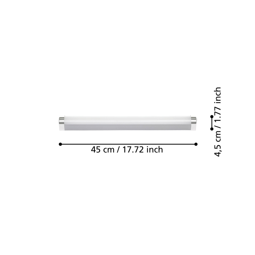 Eglo - LED fürdőszobai tükörvilágítás LED/7,5W/230V IP44 45 cm