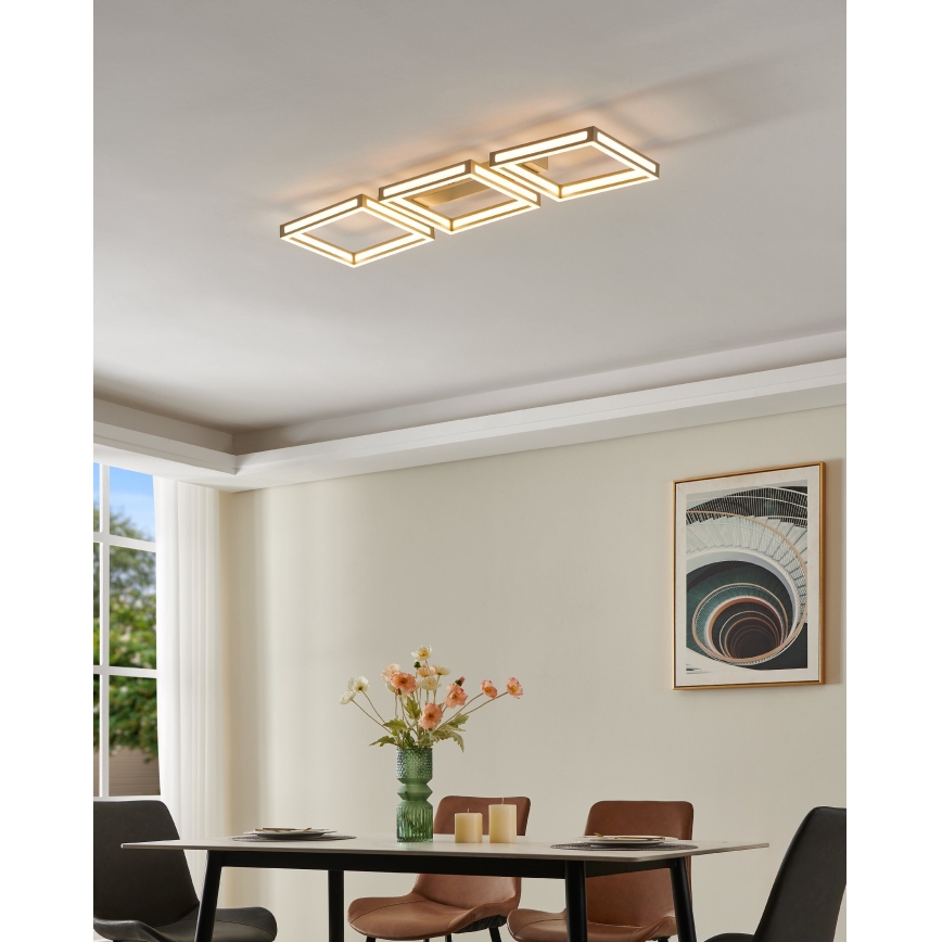 Eglo - LED Mennyezeti lámpa 3xLED/11,2W/230V matt króm