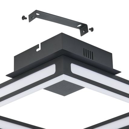 Eglo - LED Mennyezeti lámpa LED/11,2W/230V fekete