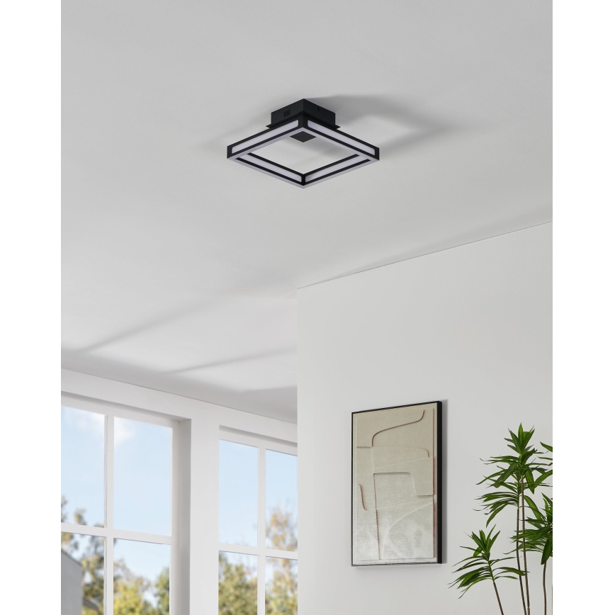 Eglo - LED Mennyezeti lámpa LED/11,2W/230V fekete