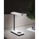 Eglo - LED Dimmelhető érintős asztali lámpa vezeték nélküli töltéssel LED/5,8W/230V fehér