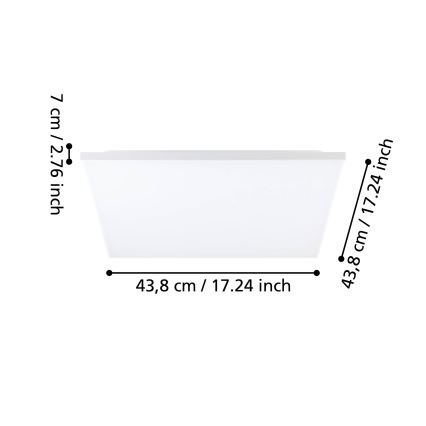 Eglo - LED Mennyezeti lámpa LED/20W/230V