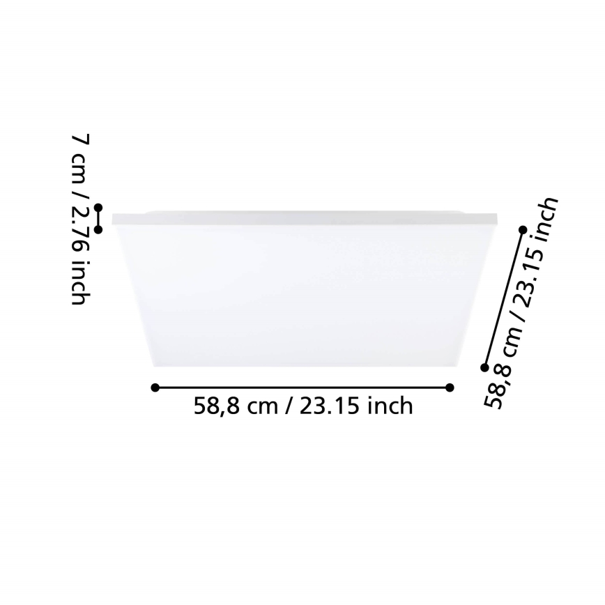 Eglo - LED Mennyezeti lámpa LED/31,5W/230V