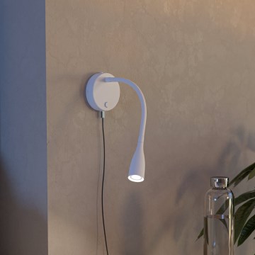 Eglo - állítható LED fali lámpa USB-vel LED/3,8W/230V fehér