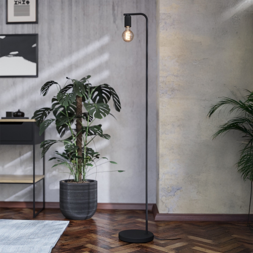 Eglo - Állólámpa 1xE27/40W/230V fekete