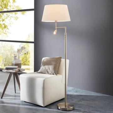 Eglo - Állólámpa 1xE27/60W + 1xLED/2,1W