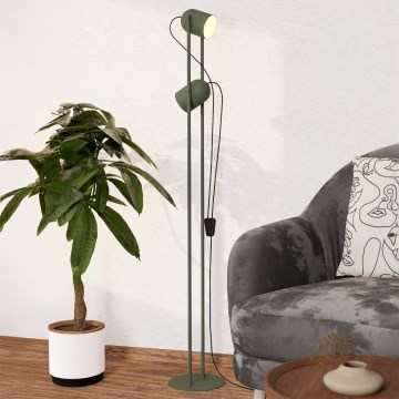 Eglo - állólámpa 2xE14/8W/230V zöld