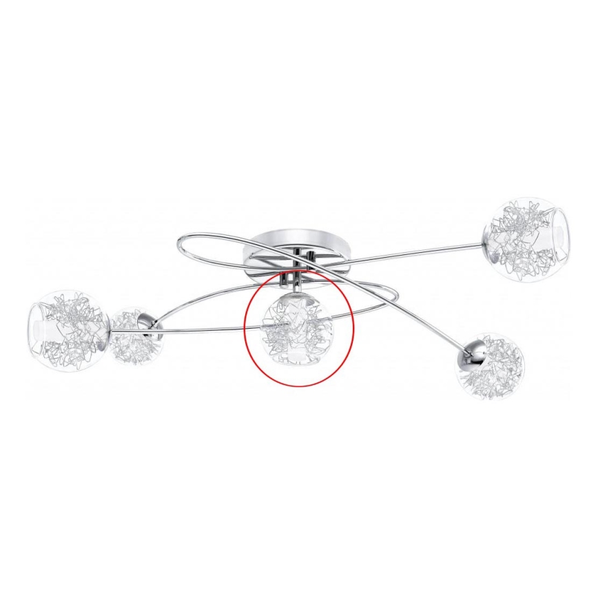 Eglo - Csereüveg mennyezeti lámpához LORDELO átm. 18 cm