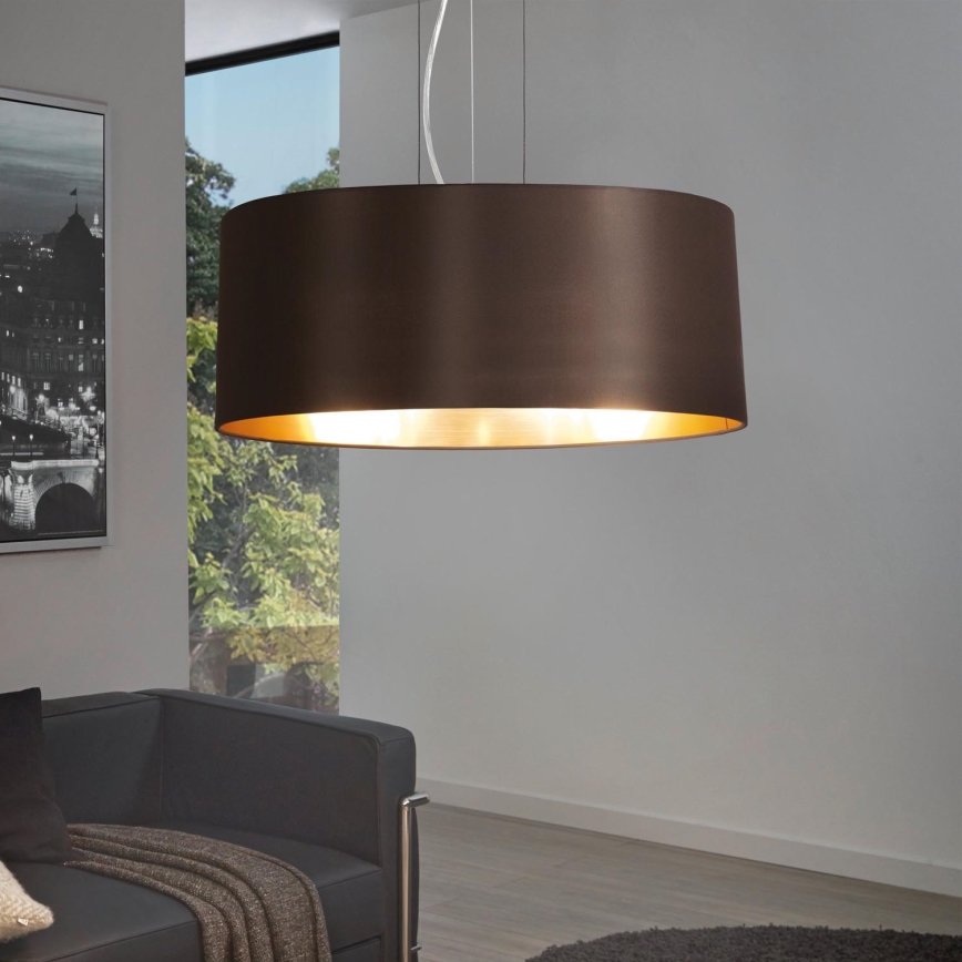 Eglo - Csillár kötélen 3xE27/60W/230V