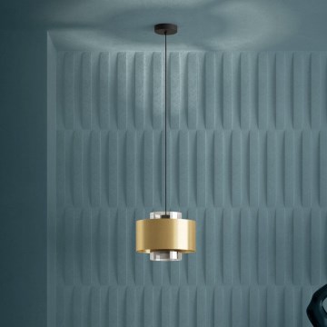 Eglo - Csillár zsinóron 1xE27/40W/230V arany