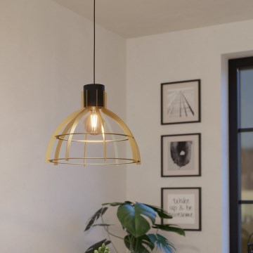 Eglo - Csillár zsinóron 1xE27/40W/230V arany