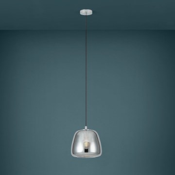 Eglo - Csillár zsinóron 1xE27/40W/230V átm. 26 cm füstös