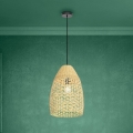 Eglo - Csillár zsinóron 1xE27/40W/230V átm. 35 cm bambusz