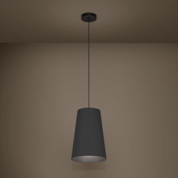 Eglo - Csillár zsinóron 1xE27/40W/230V fekete