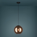 Eglo - Csillár zsinóron 1xE27/40W/230V réz