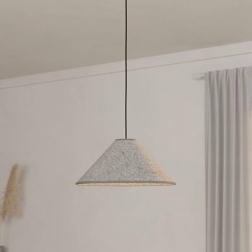 Eglo - Csillár zsinóron 1xE27/40W/230V szürke
