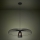 Eglo - Csillár zsinóron 1xE27/60W/230V átm. 77 cm fekete